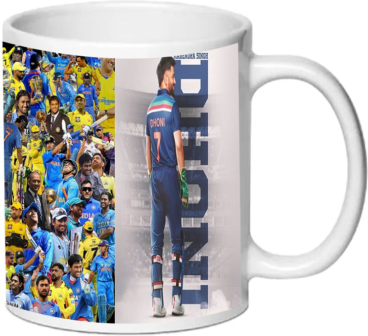 Compatible Ms Dhoni Captain D-1 for Tea for best gift Ceramic Coffee Mug-image-23