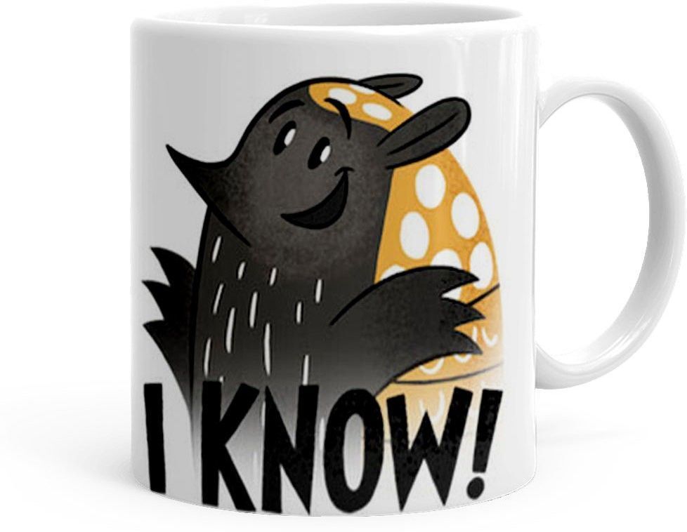 I Know You Theme(kg-jan-09369P) Ceramic Coffee Mug-image-8