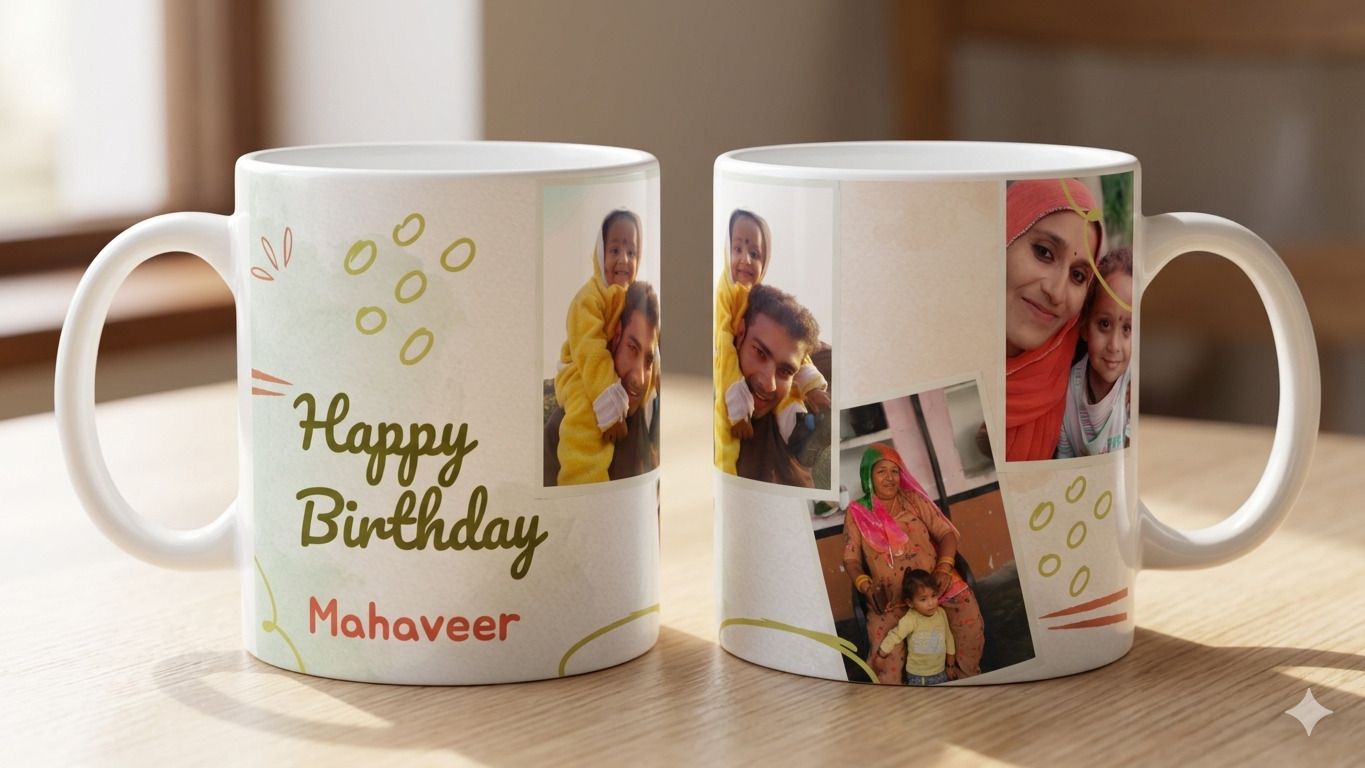 Birthday Gift, Printed Ceramic, Coffee with Photos Ceramic Coffee Mug-image-39