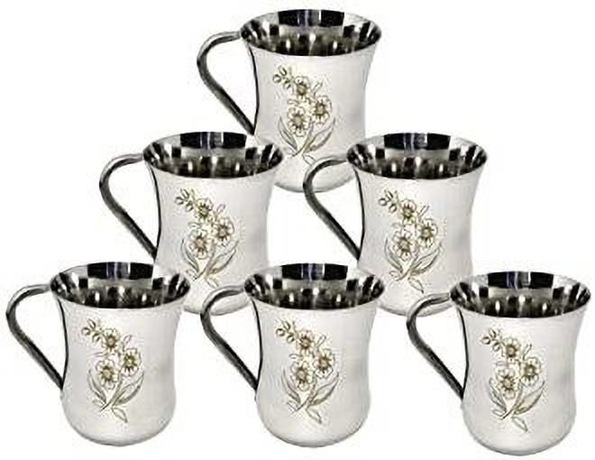 kitchen classico Stainless Steel SS CUP (Steel, Cup Set) Stainless Steel Coffee Mug-picture-26