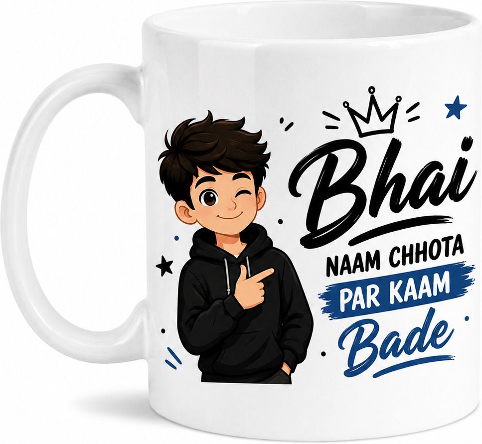 pink pearl Bhai Printed Ceremic Coffee 330ml Ceramic Coffee Mug-picture-20