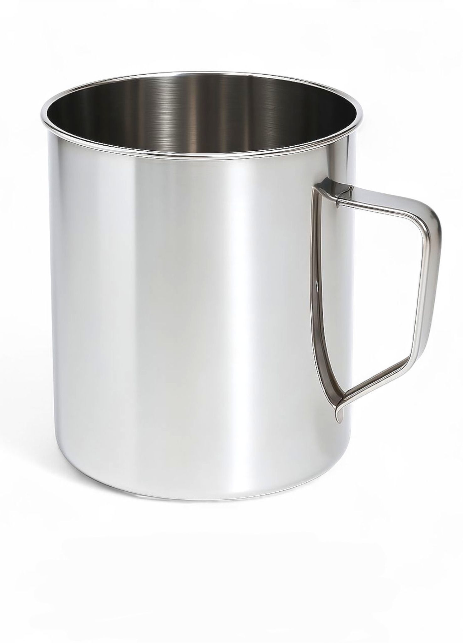 900ml Large Steel Drinking Cup for Travel, Camping, Trekking, Outdoor Bath Use | Stainless Steel Coffee Mug-image-1