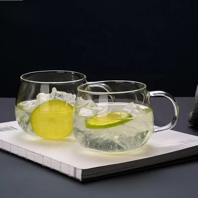 cz art Premium Embossed Glass Tea & Coffee Mug | Transparent Crystal Glass-picture-48