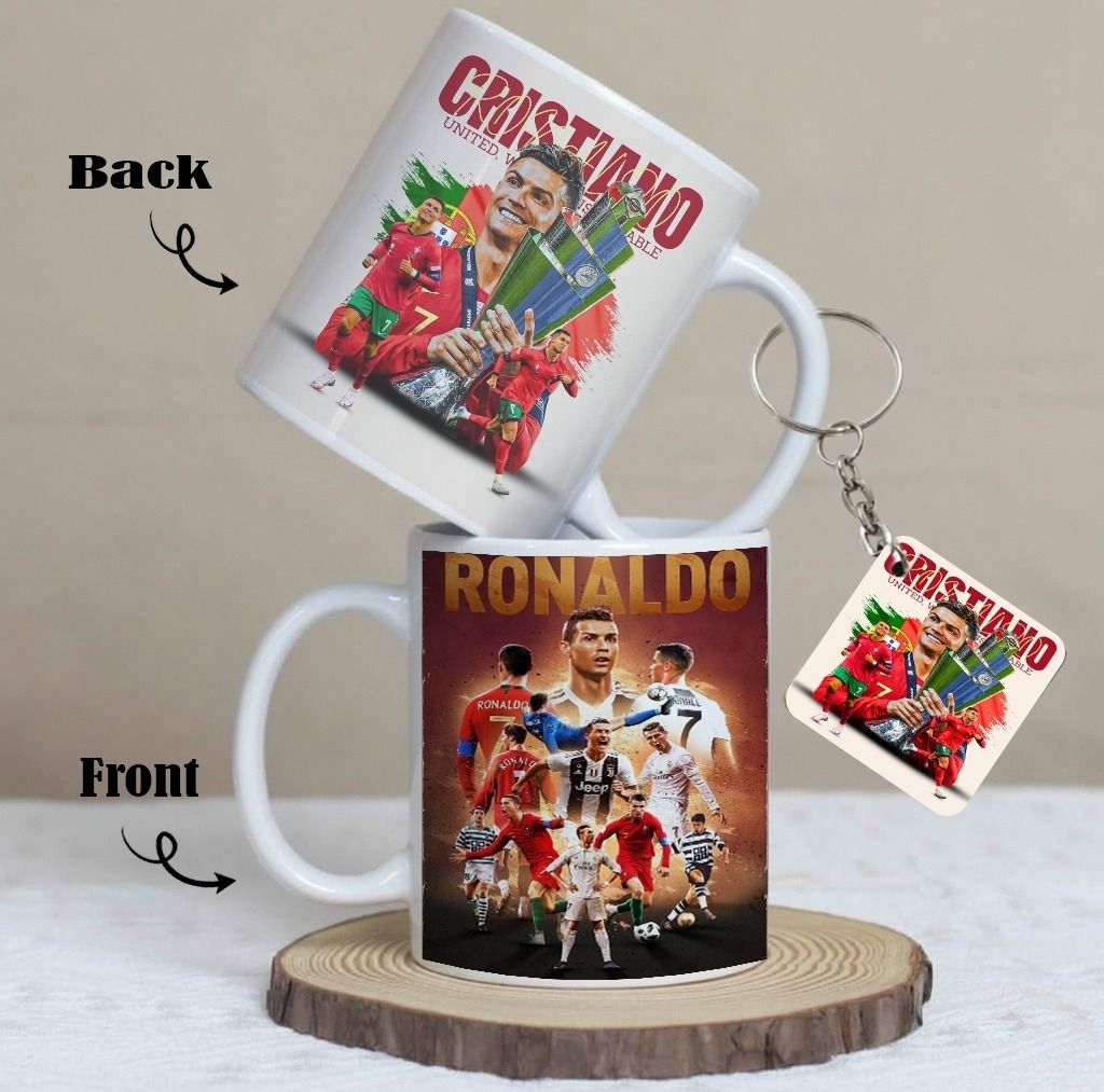 giventa CR7 Ronaldo Fan Ceramic | Stylish Football Lover Coffee mug Ceramic Coffee Mug-picture-20
