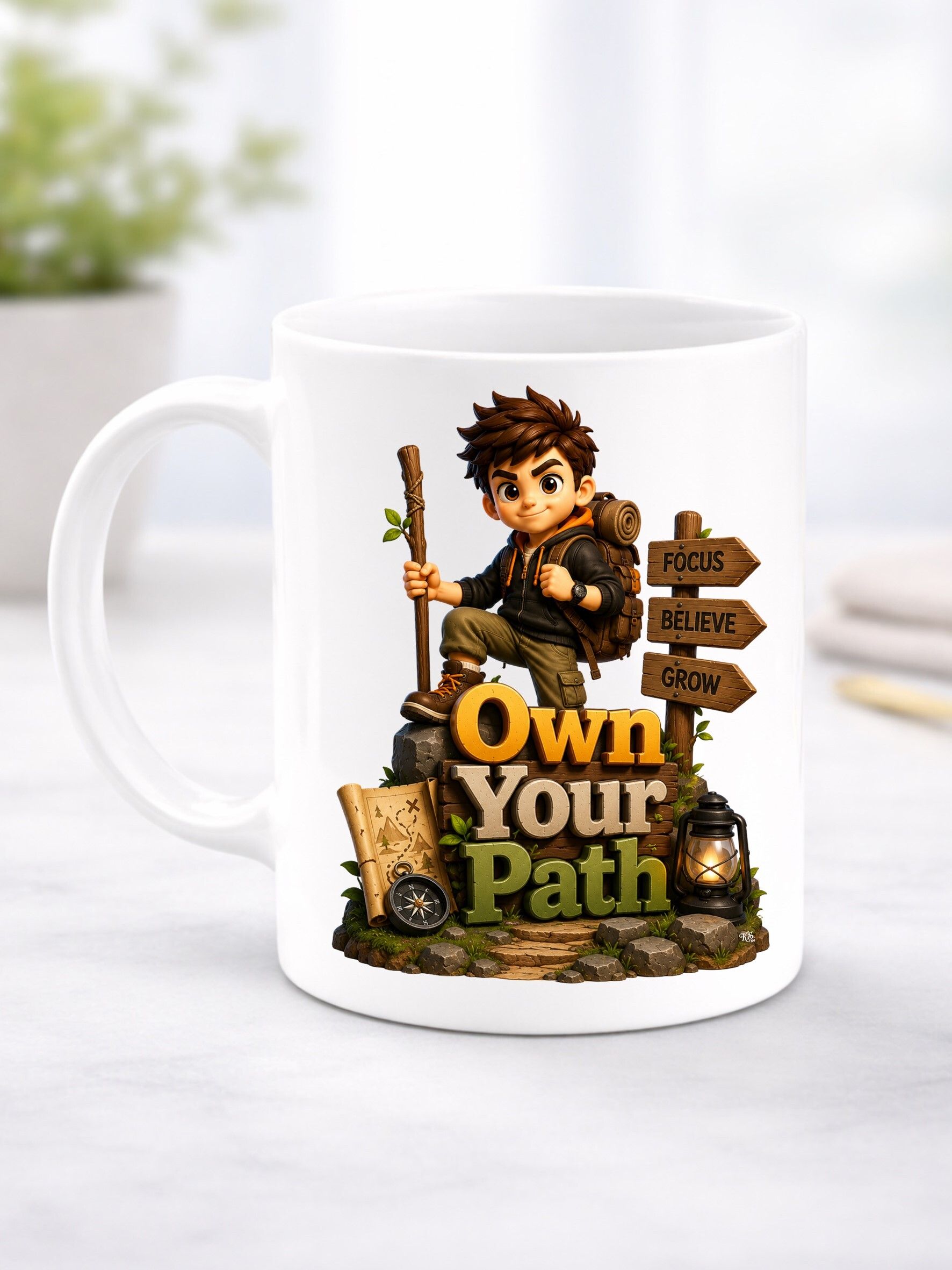 Premium Tea & Coffee Cup 350ml Printed Gift for Home Office Daily Use DX-A053 Ceramic Coffee Mug-image-17
