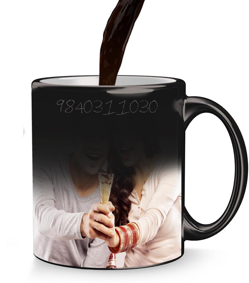 Magic Hot water Photo Ceramic Coffee Mug