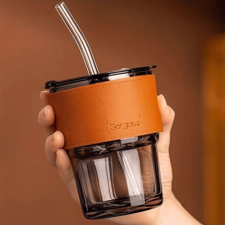 rosevelt Leather Finish Mug 400ml Black | Heavy Lid Coffee & Tea Mug-picture-18
