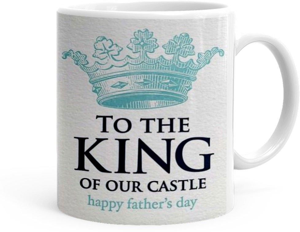 King Of Castle Happy Fathers Day Theme (ks-Dad-day-128P) Ceramic Coffee Mug-image-25