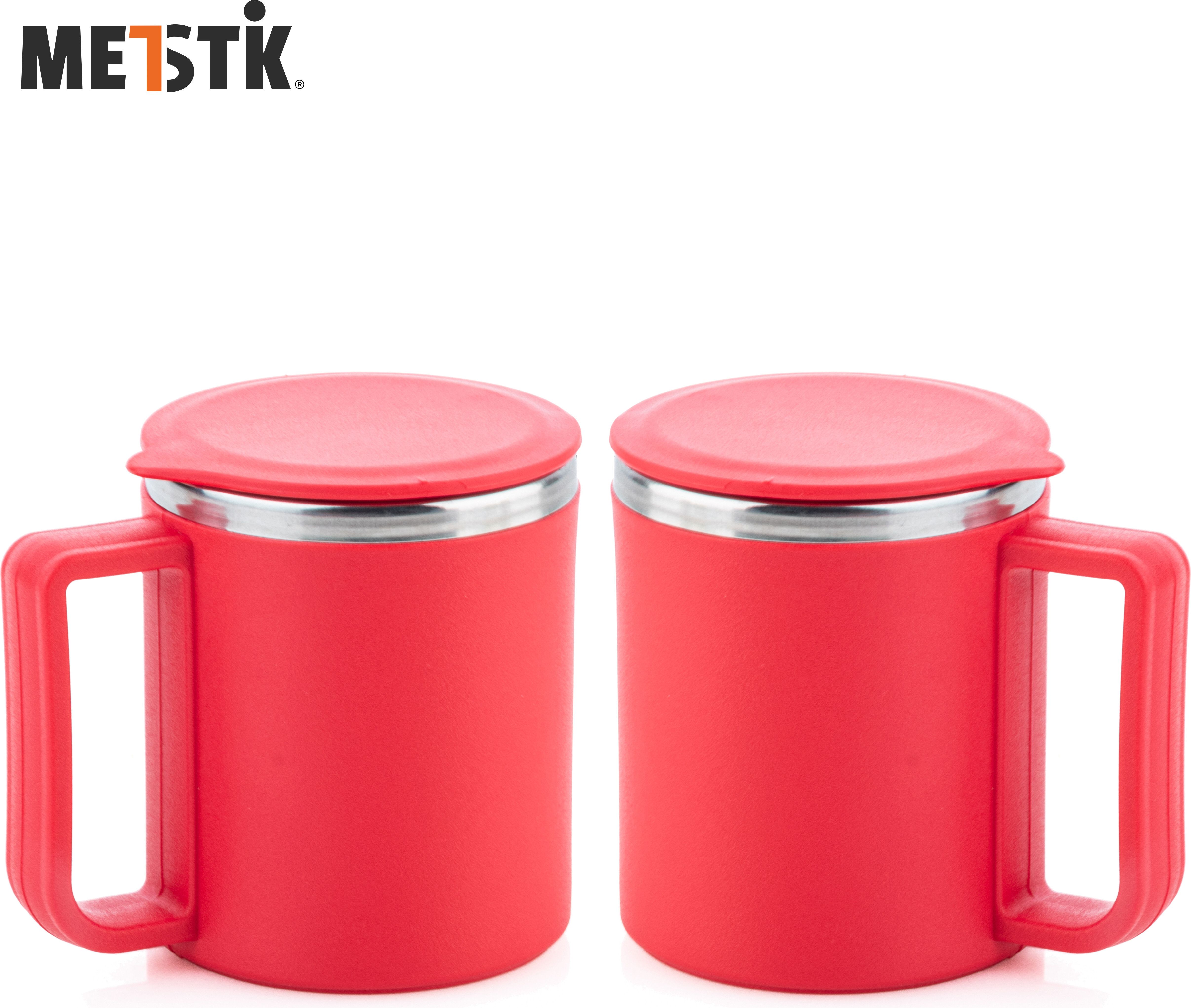 metstik Steel Tea Coffee Cup Set Plastic Coffee Mug-picture-18