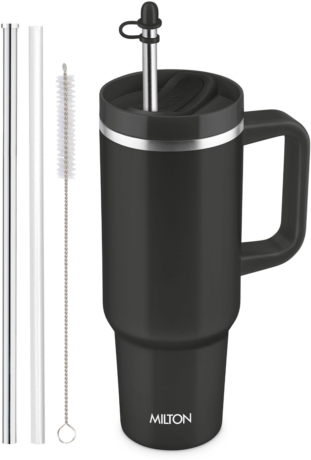 Malmo 1200 Vacuum Insulated, Hot & Cold I Double Wall, 1.1 L, Black Stainless Steel Tumbler-image-48