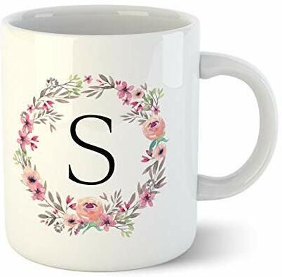manorath s alphabet white printed coffee mug Ceramic Coffee Mug-picture-18