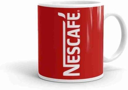Newcafe red logo coffee mug Ceramic Coffee Mug-image-26