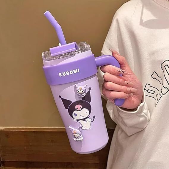 harigyan 860ml Stainless Steel Vacuum Insulated CupOffice,Sport,Travel,Home(Purple) Stainless Steel Tumbler-picture-0