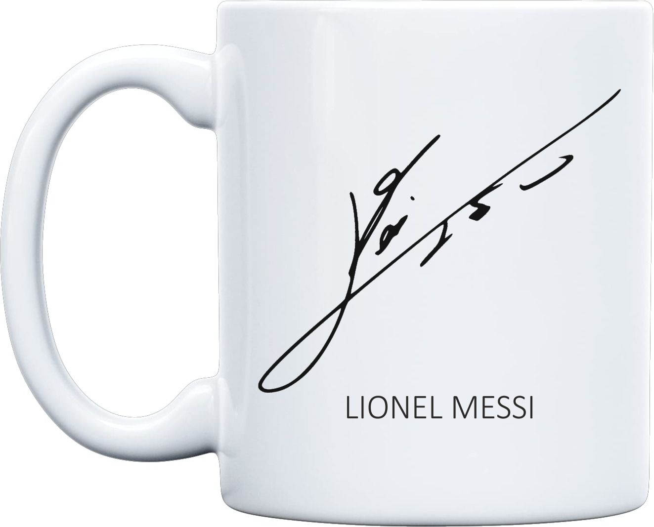 nova creations Lionel Messi Autograph/Signature Microwave Safe Ceramic Coffee Mug-picture-1