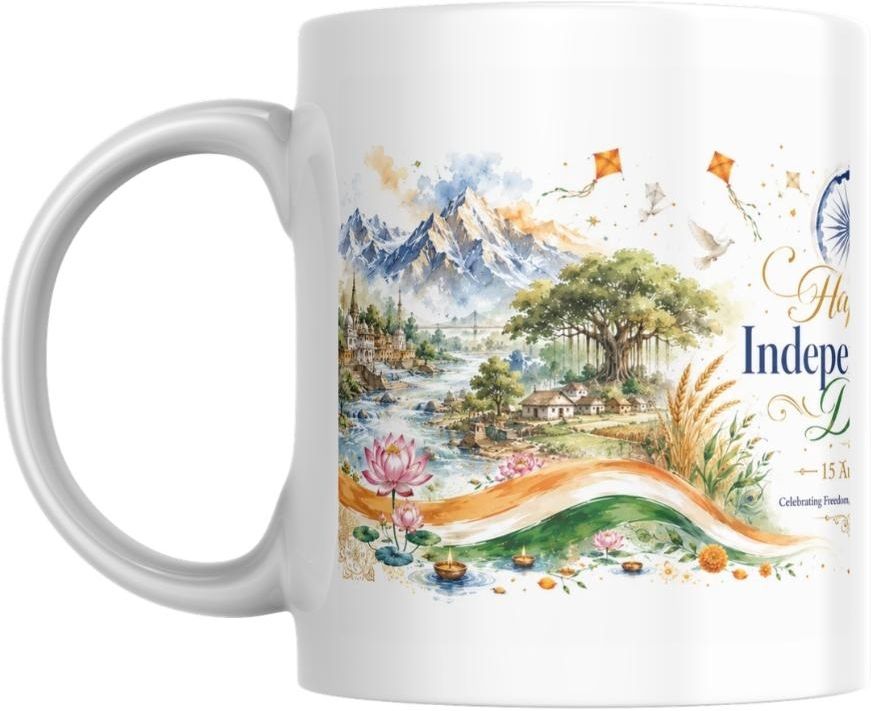 printfoxx Independence Day Premium ceramic gift mug Ceramic Coffee Mug-picture-15