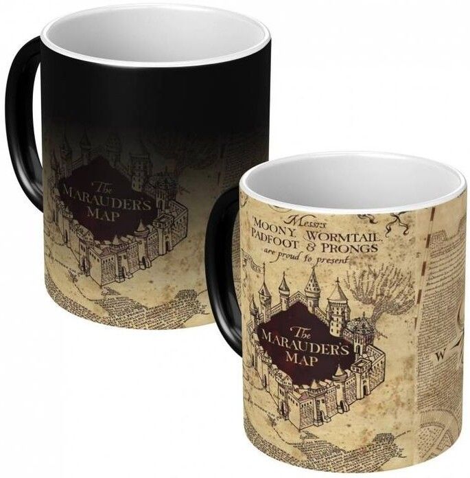 MARADUER'S MAP 330 ML MAGIC COLOR CHANGING MUG FOR HARRY POTTER FANS Porcelain Coffee Mug-image-9