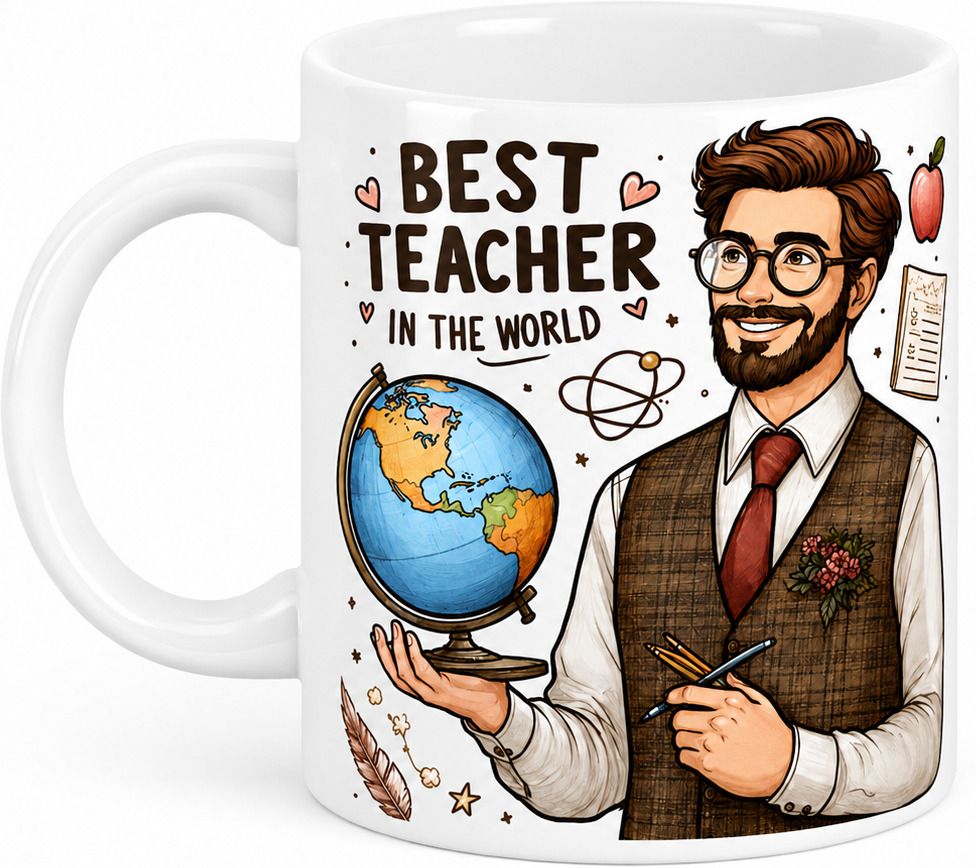uniarawalas Happy Teacher Day with Card TypeA.20 Printed Cofffee Ceramic Coffee Mug-picture-19