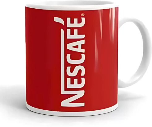 Newcafe red logo coffee mug Ceramic Coffee Mug-image-25