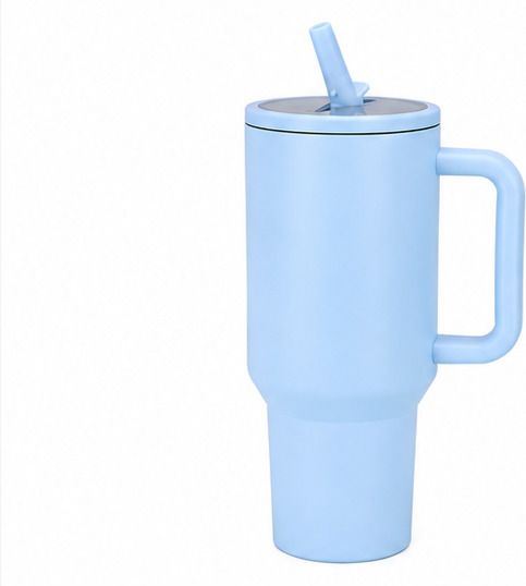 future shop Stainless Steel Insulated Travel Tumbler with Handle, Straw & Leak-Resistant Lid Stainless Steel Tumbler-picture-27