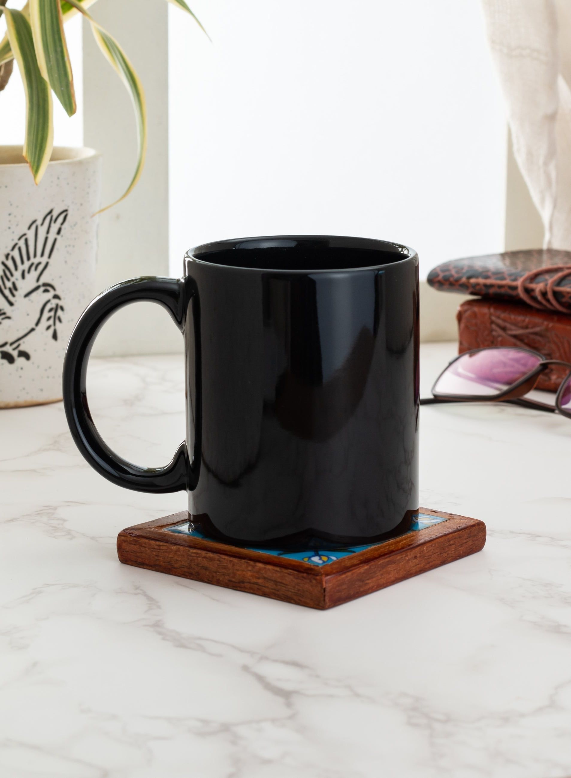 Gloss Black Pipe Ceramic Coffee Mug-image-39