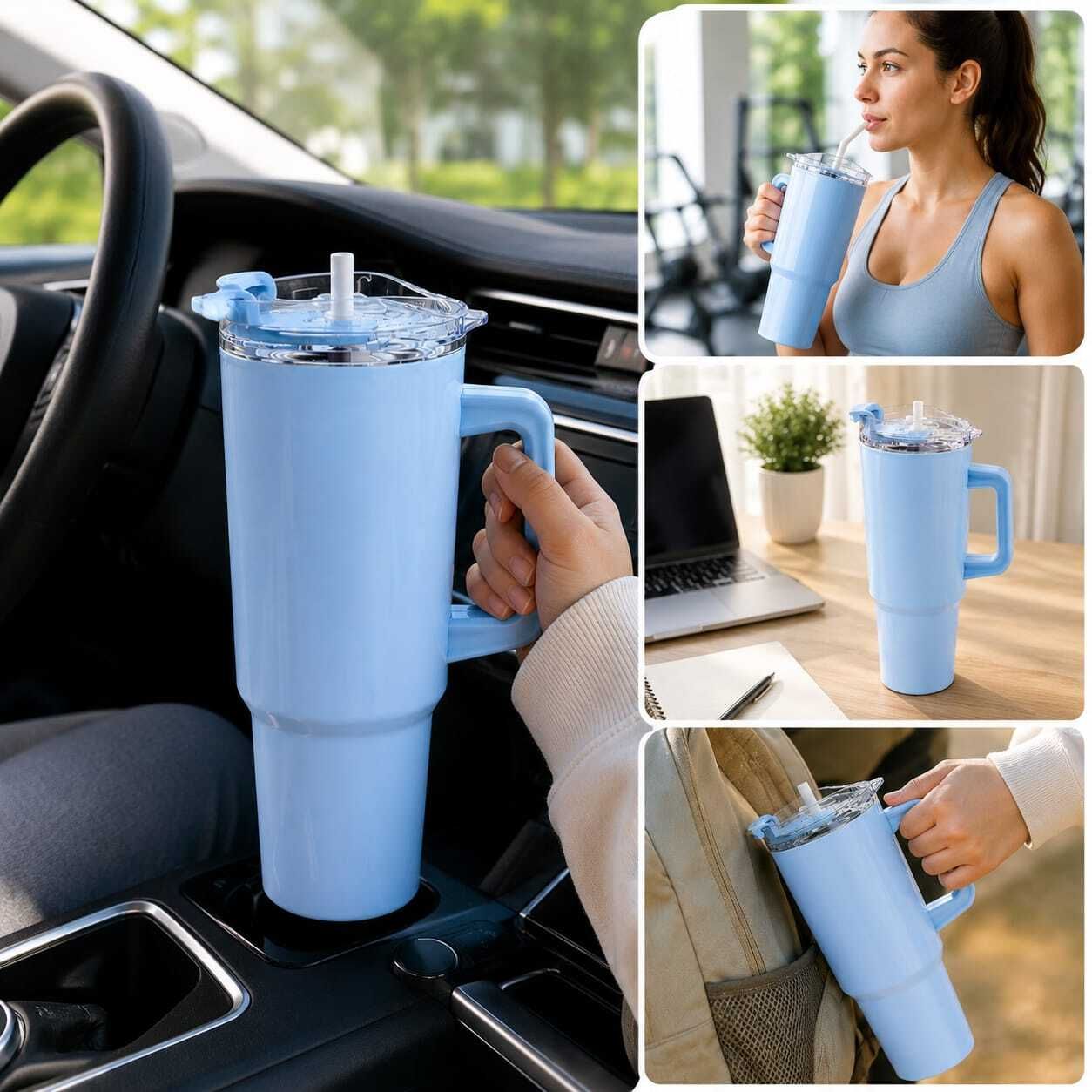 1800 ML BABY PINK Plastic Tumbler Plastic Tumbler-image-27