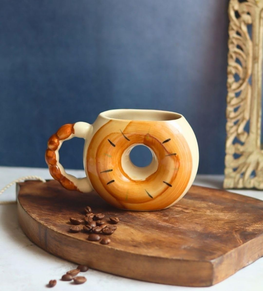 Exclusive Donut Shaped Ceramic Coffee Mug-image-45