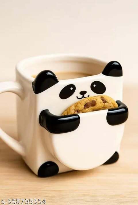 abc Cute Panda| Aesthetic & Cute | Ceramic Coffee Mug-picture-6
