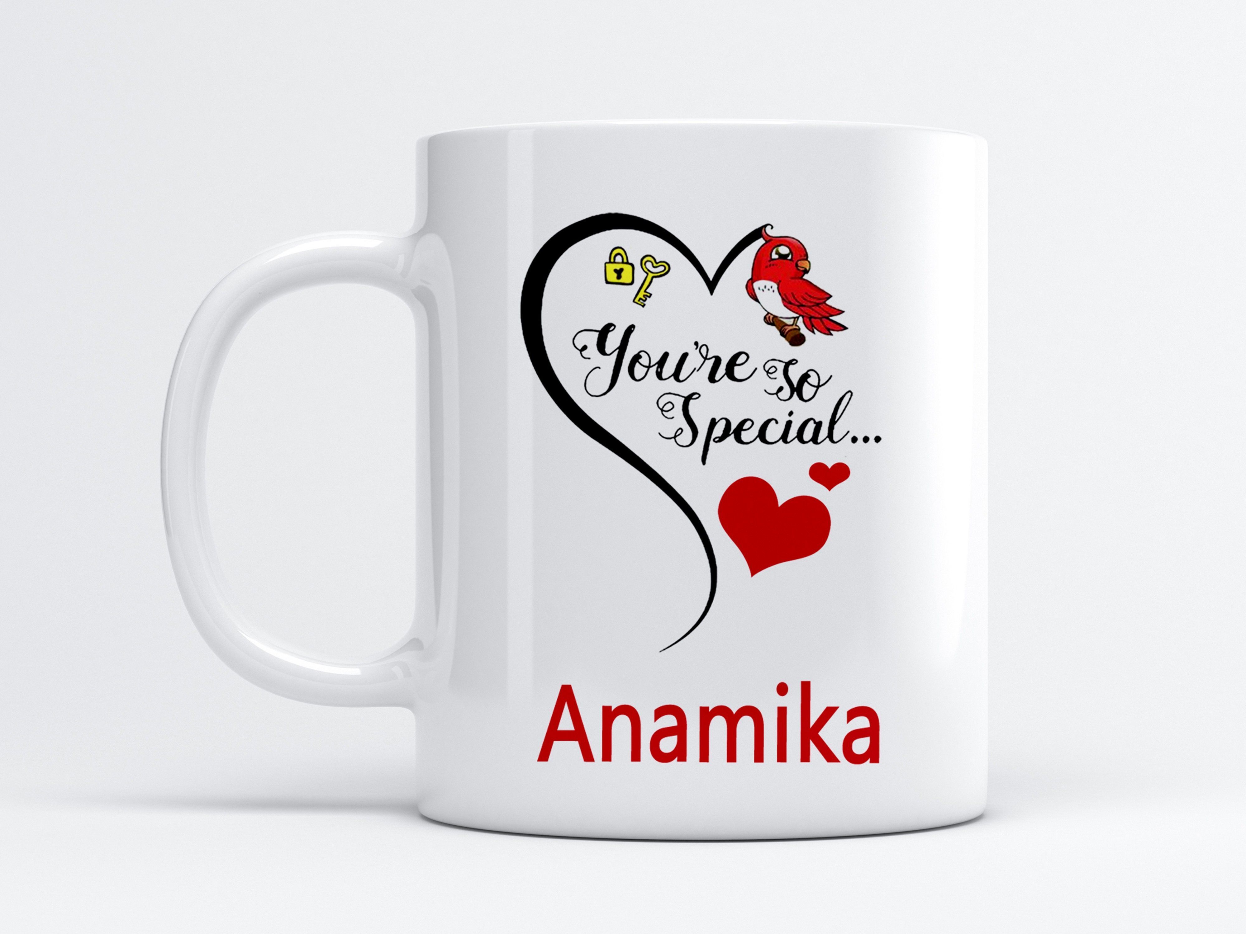 You Are So Special "Anamika" Printed Coffee , I Love You "Anamika" , Gift Ceramic Coffee Mug-image-13