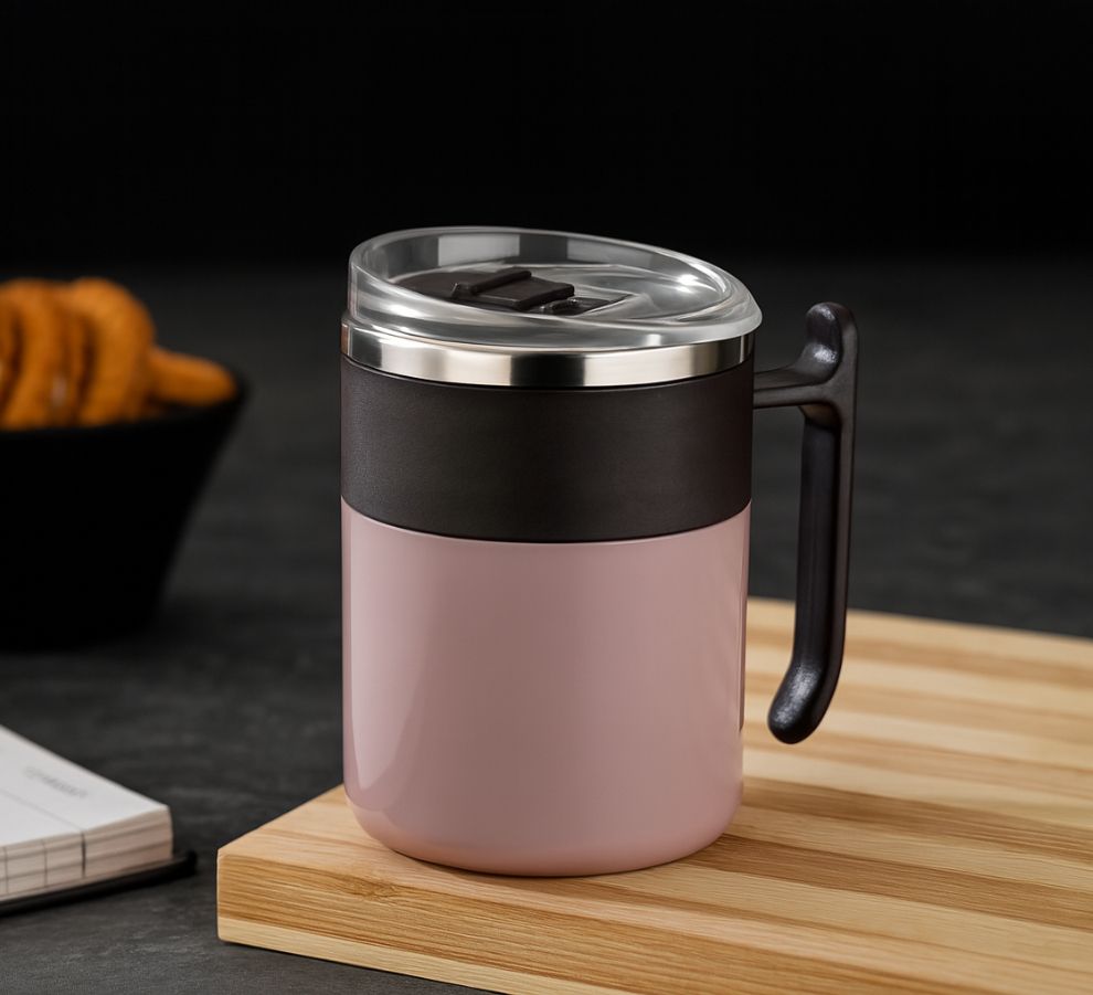 Snoopy_Brown Plastic, Stainless Steel Coffee Mug-image-9