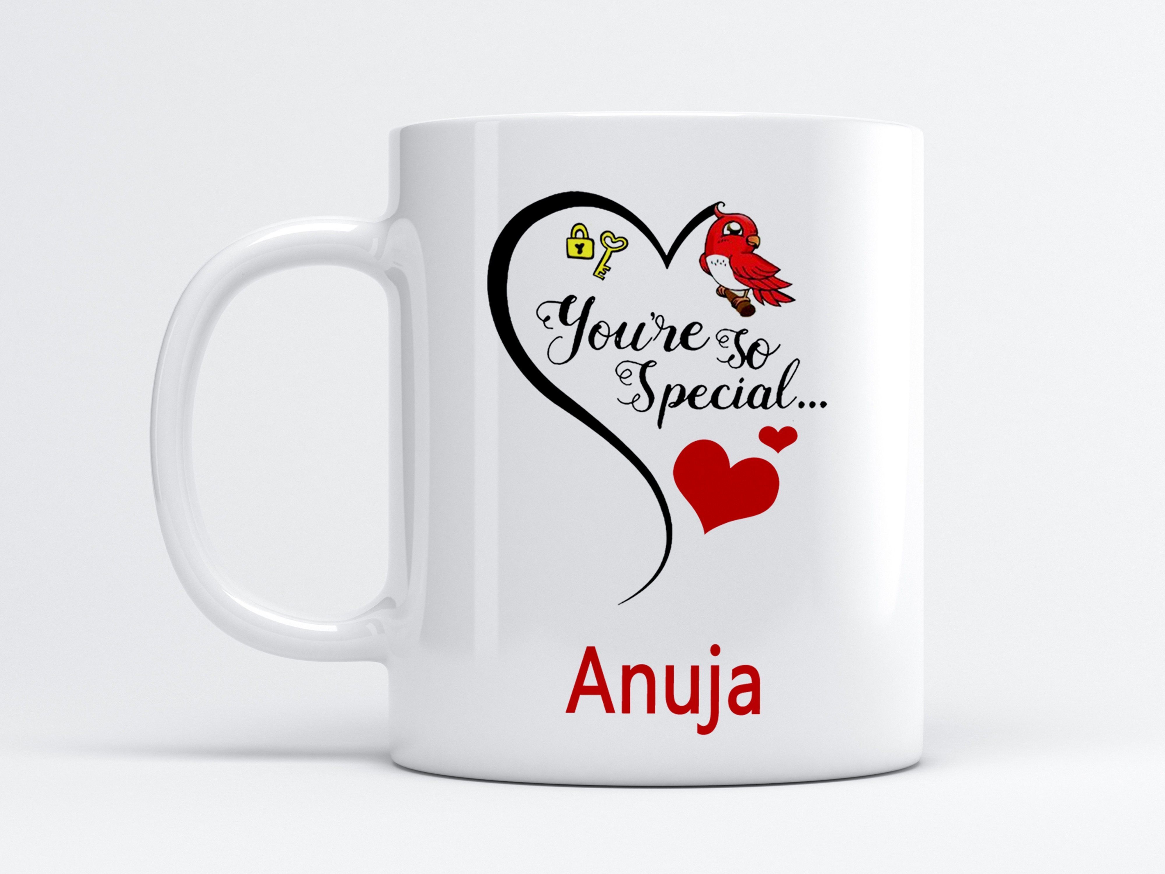 vasu You Are So Special "Anuja" Printed Coffee , I Love You "Anuja" , Gift For Ceramic Coffee Mug-picture-11
