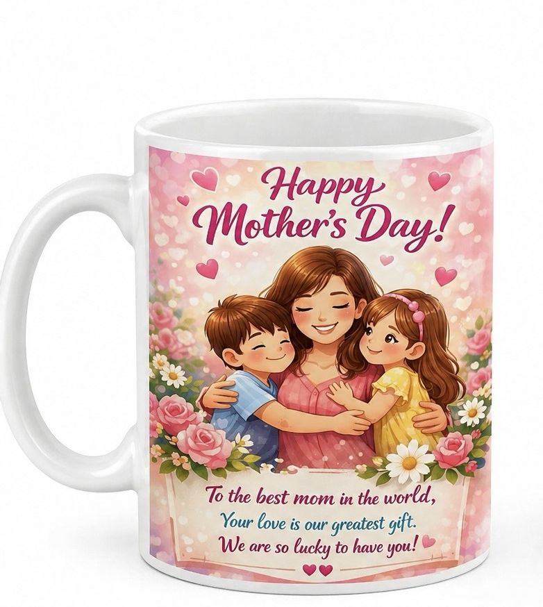 Happy mother’s day mug for mom Ceramic Coffee Mug-image-0