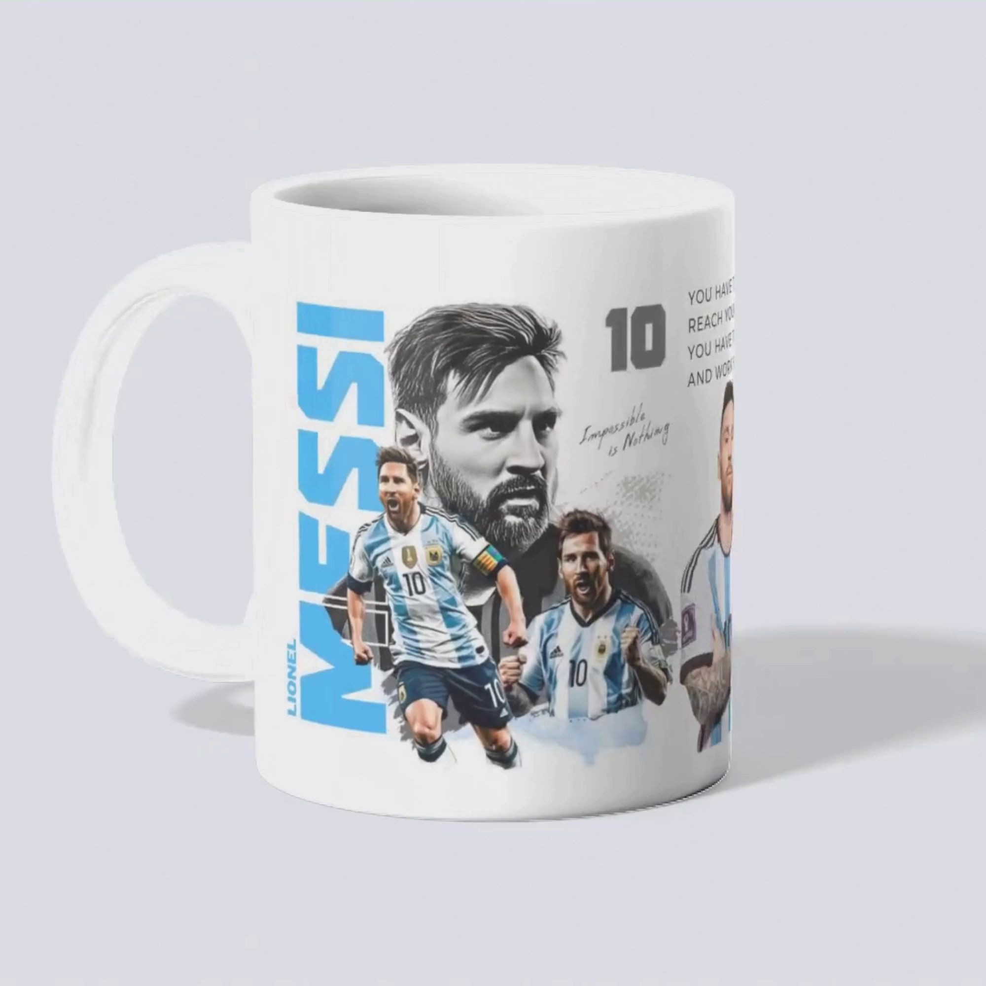 Lionel Messi: The Legend Coffee GOAT Collection: Messi Coffee Ceramic Coffee Mug-image-19