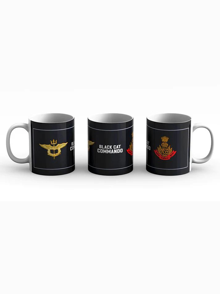 mittra Indian Army NSG Black Cat Commando Ceramic Coffee Mug-picture-11