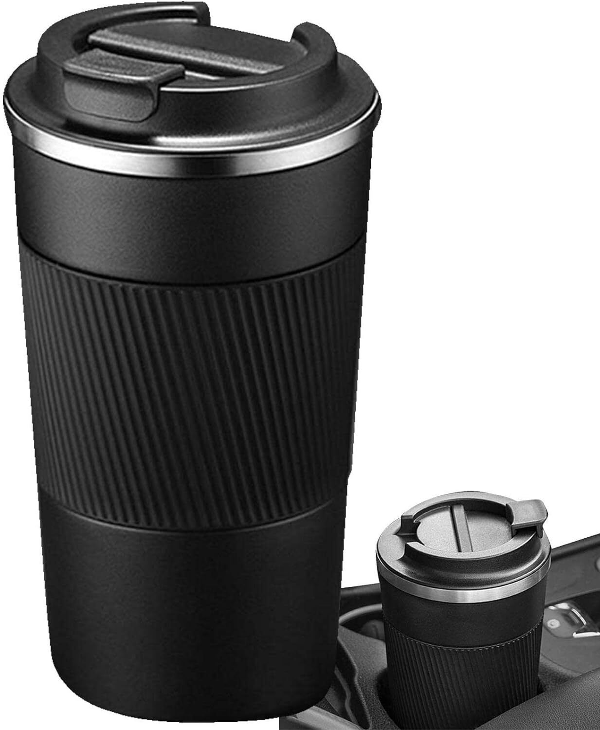 Double Wall Vacuum Insulated Stainless Steel Tea Coffee,Travel, Hot/Cold Stainless Steel Coffee Mug-image-43