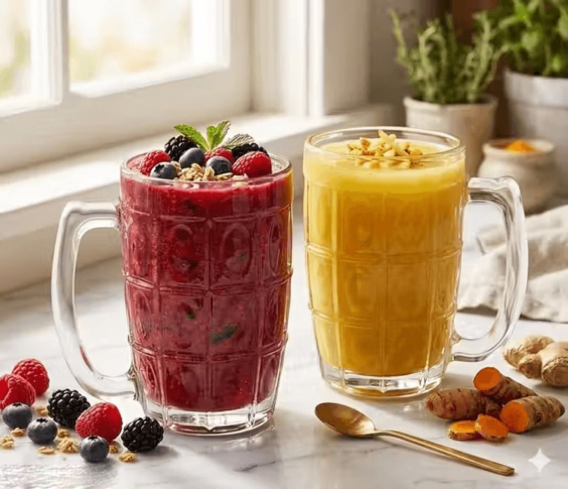 Handled Juice Glass, Exquisite Glass for Smoothies, Espresso, Milk, Mocktails Glass Beer Mug-image-6