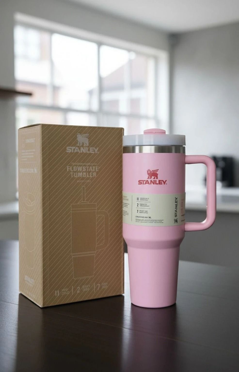 pickdom Premium Stenley Baby Pink QUENCHER PRO Stainless Steel Tumbler (1200 ml) Glass, Plastic, Stainless Steel Tumbler-picture-16