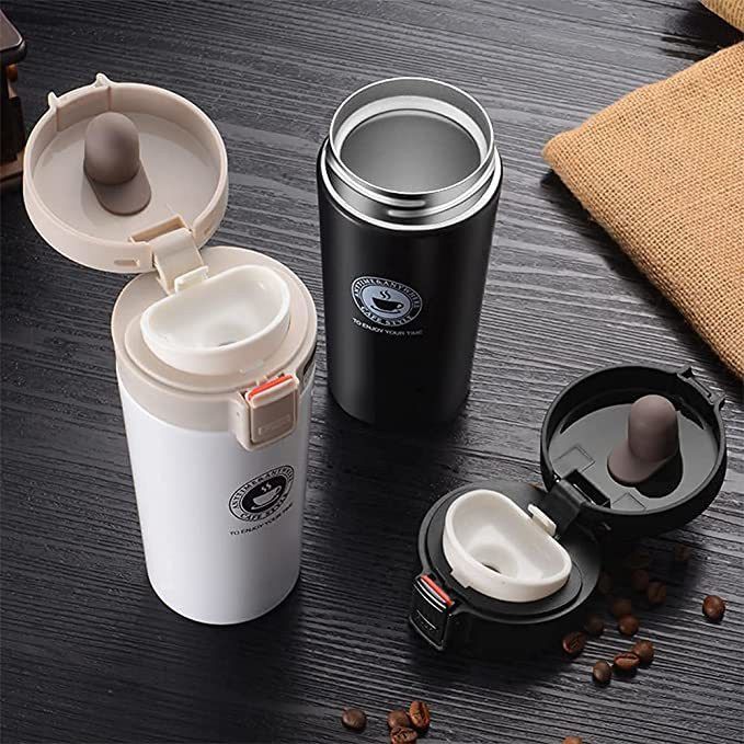 Insulated Stainless Steel Coffee/Tea Travel NMA34 Spill-Proof Hot & Cold Cup Stainless Steel Coffee Mug-image-30