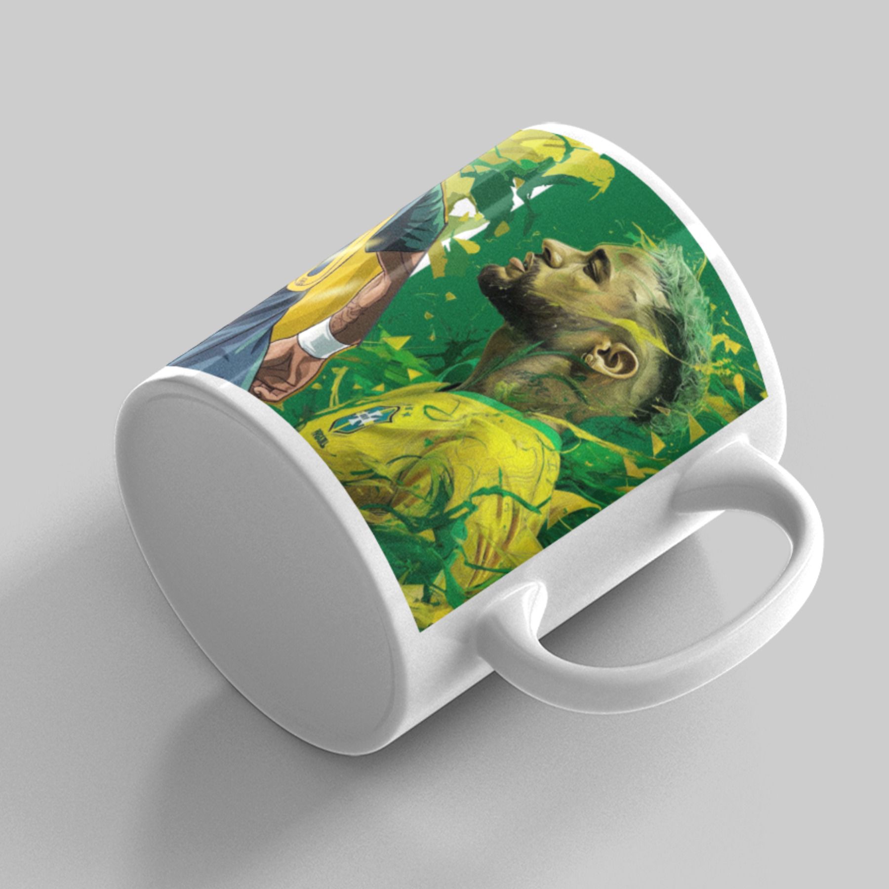 smize Neymar Jr. Printed Stylish Soccer Star, Gift for Football Fans Ceramic Coffee Mug-picture-27