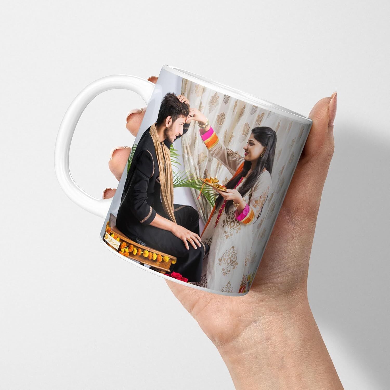 Photo & Text Printed Cup For Birthday , Anniversary Gift White mug+ 212 Ceramic Coffee Mug-image-21