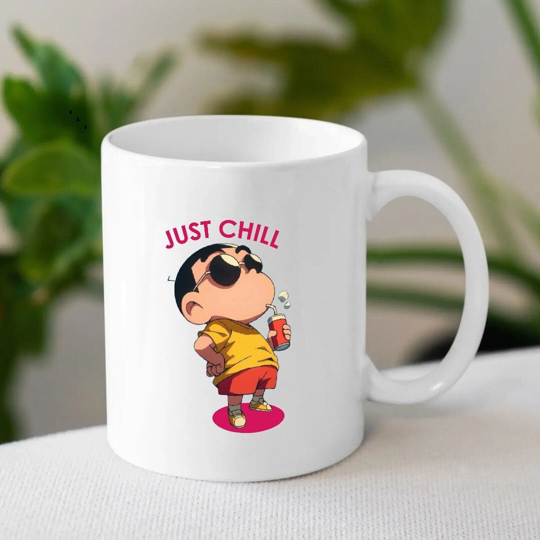 manorath Just Chill Ceramic Printed Coffee Ceramic Coffee Mug-picture-11