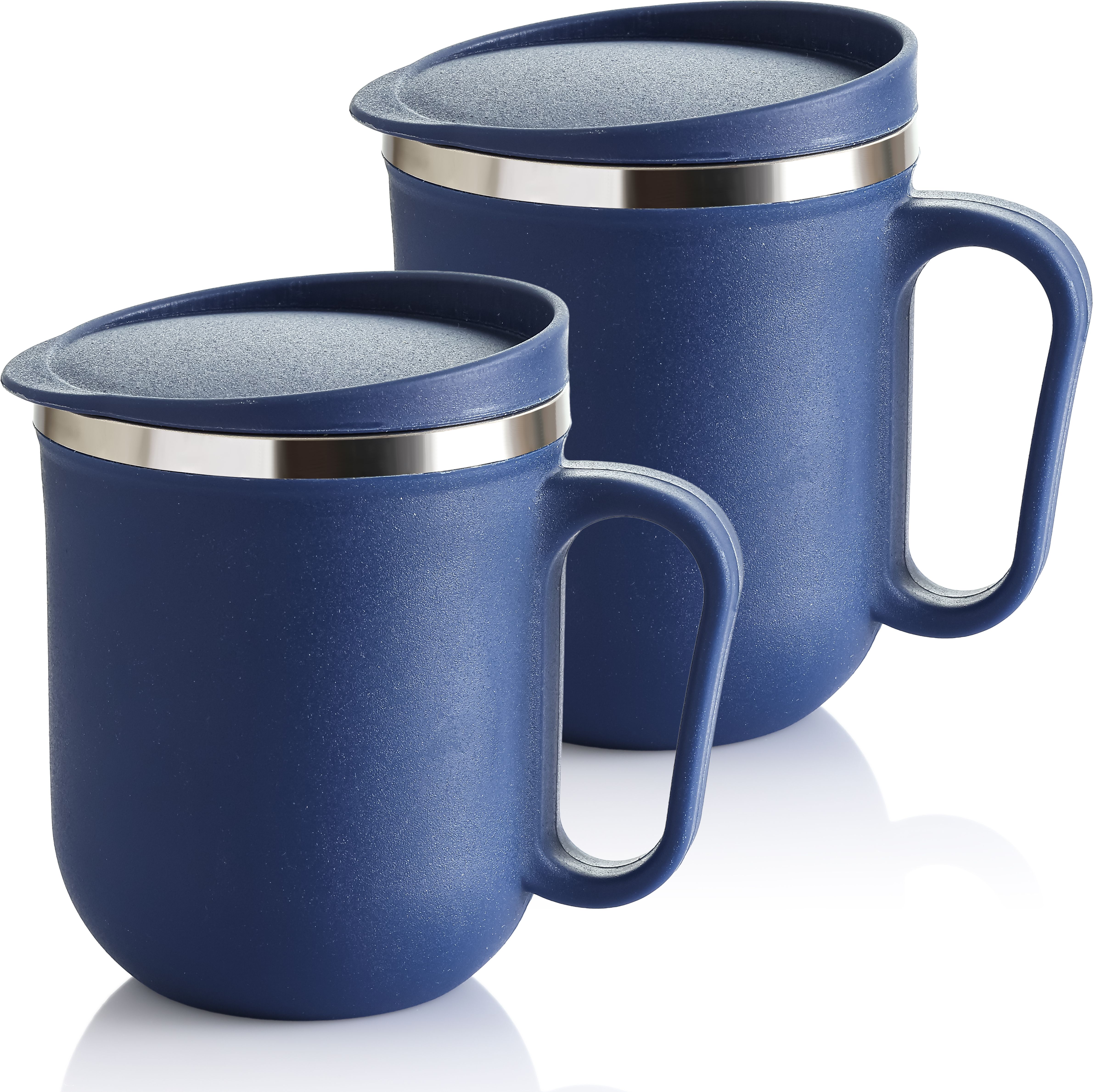 Stylish Matte Finish Handle & Lid | Perfect for Office, Home & Travel Stainless Steel Coffee Mug-image-39