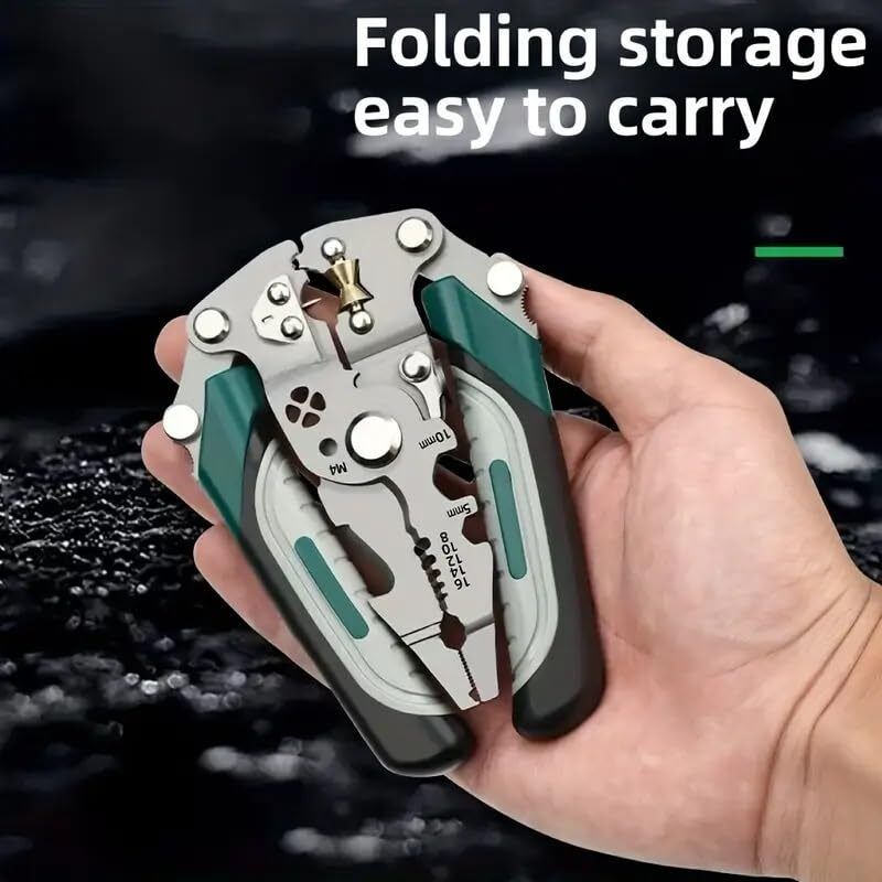 9-in-1 Multifunctional Stainless Steel Wire Plier Cutting Multi Utility Plier