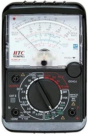 HTC Instrument 360TREB Analog Multimeter (Black 2000 Counts) Analog Multimeter-image-1