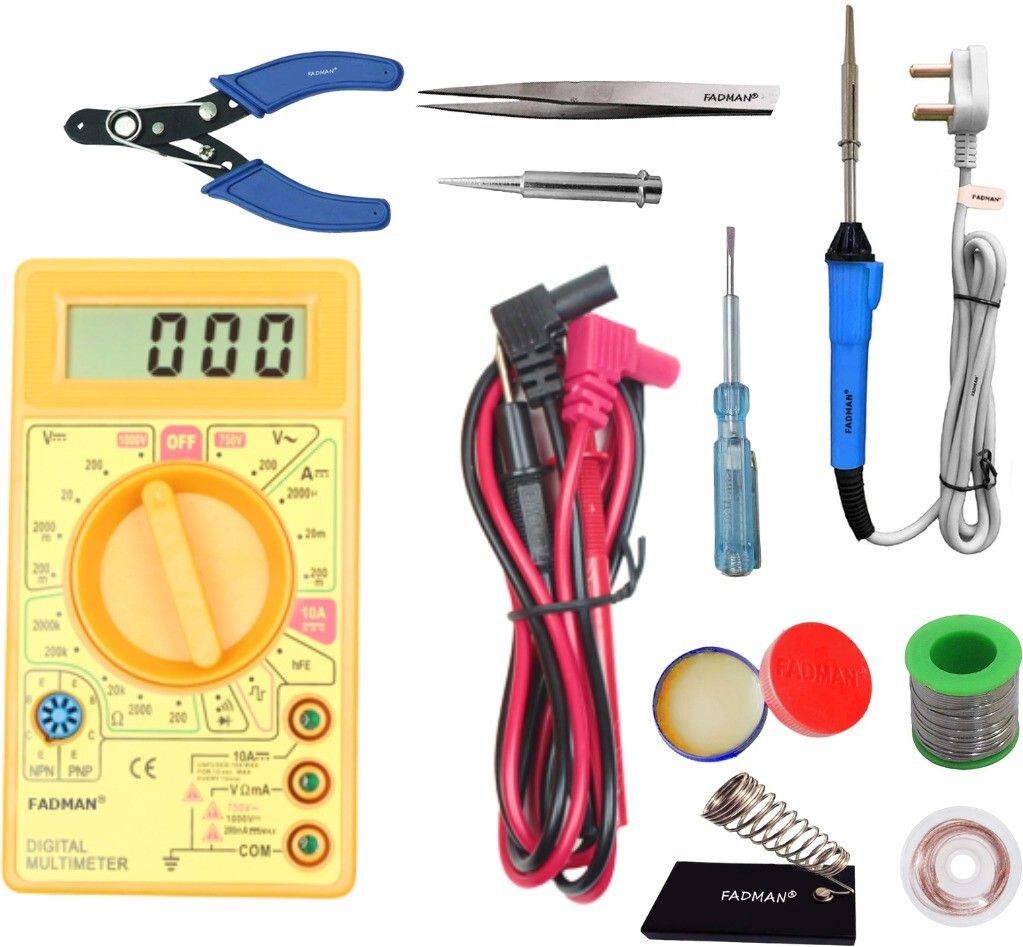 fadman MMTSCKMOLSQHR High Quality 25W Soldering Iron Equipments Combo Pack With Digital Multimeter-picture-14