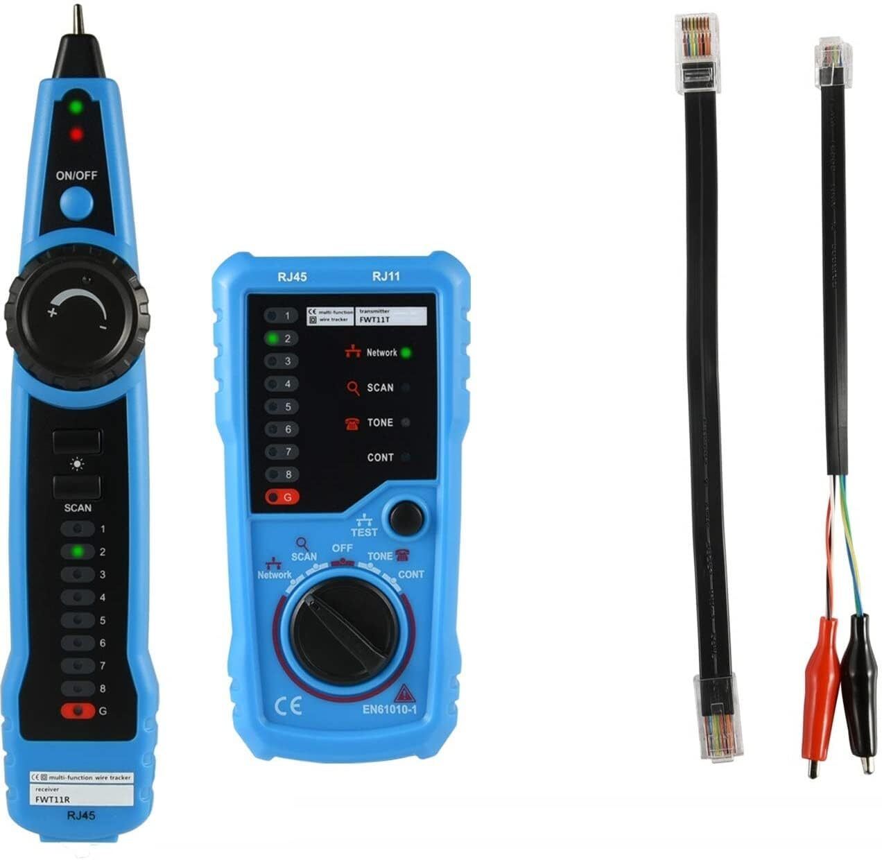 blackboost Wire Tracker Cable Tracer RJ45 RJ11 LAN Tester with Probe Kit Analog Multimeter-picture-41