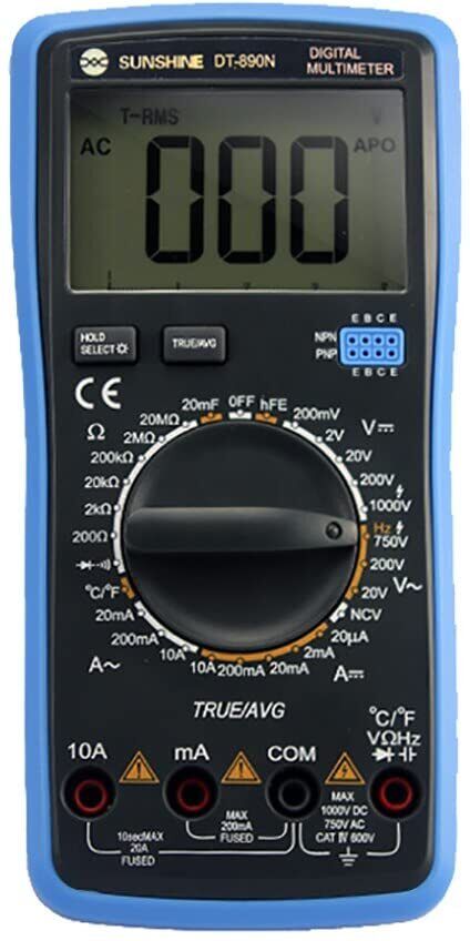spstools SPS Sunshine DT-890N Multimeter True RMS Auto Sleep Digital Multimeter Digital Multimeter-picture-10