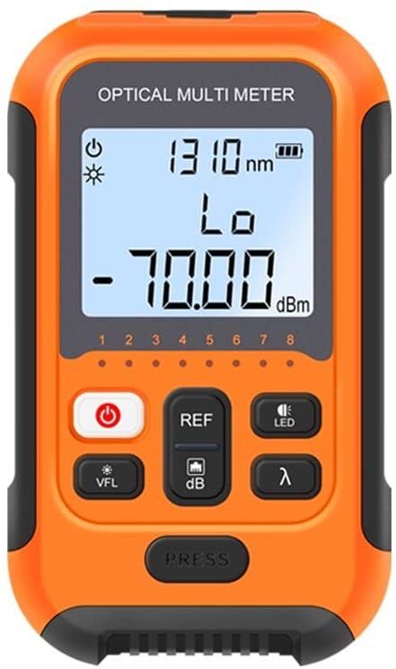 hanutech 3 in 1 Mini Optical Meter With Visual Fault Locator (VFL) & Fiber Light Tester Digital Multimeter-picture-2