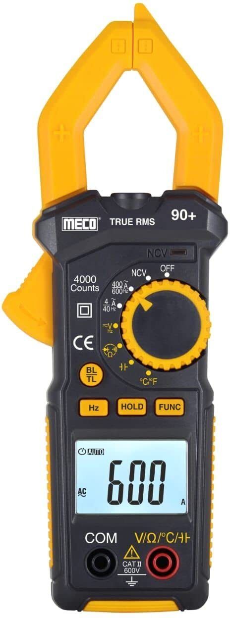 mecoo Meco 90+ Digital Clampmeter 600A AC TRMS Temperature,Capcitance,Better than 90+ Digital Multimeter-picture-23