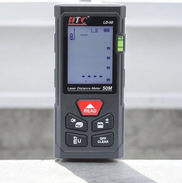 HTC LD-50 Single/Continuous/Area/Volume Measurement Laser Distance Meter Digital Multimeter-image-2