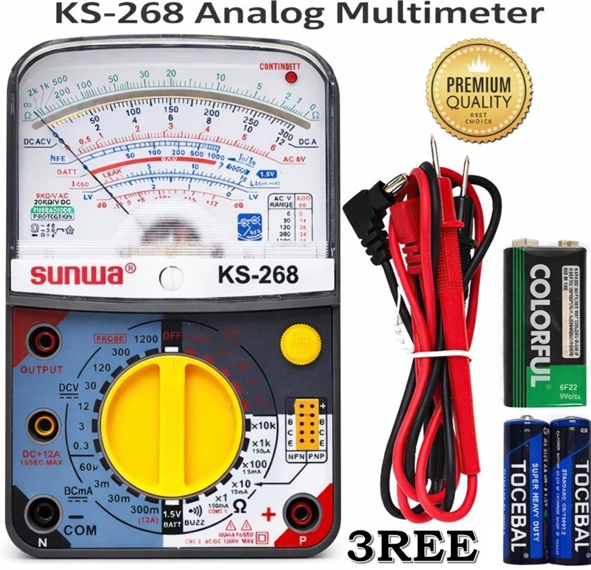 3ree PREMIUM KS-268 Analogue Multimeter Digital Multimeter-picture-31